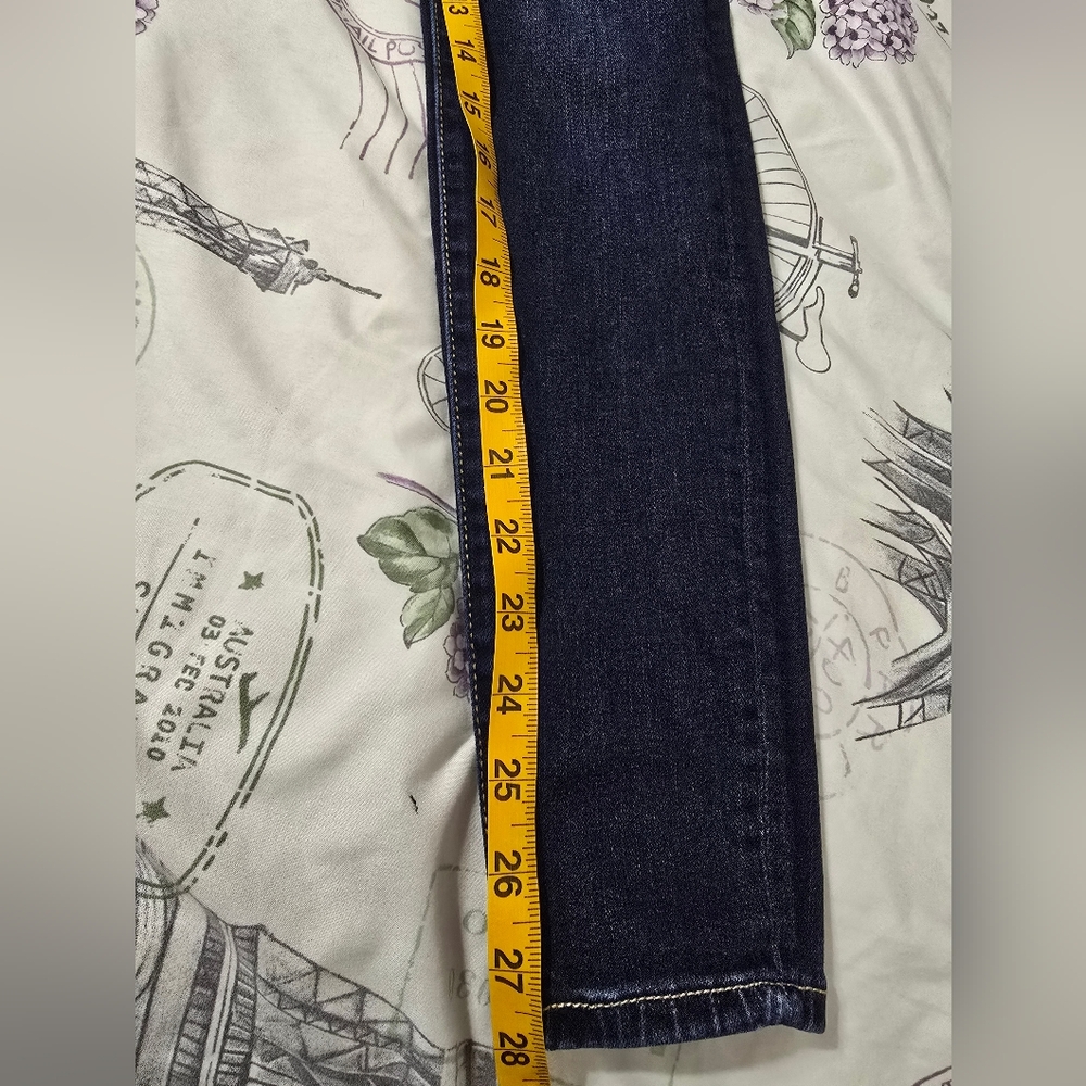 American Eagle Outfitter Navy Blue Jegging Size 2R for Womens Next Level Stretch - Picture 11 of 15